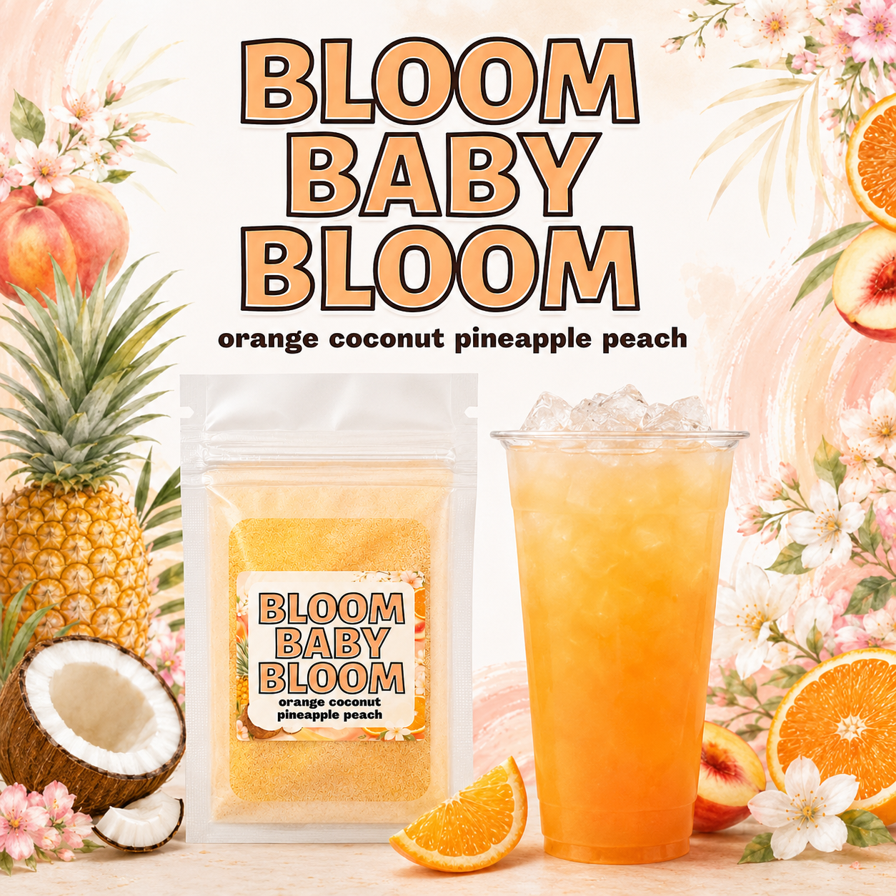 花 Bebe bloom Bloom Baby Bloom Drink Mix | Zero Sugar Loaded Tea | Loaded Tea